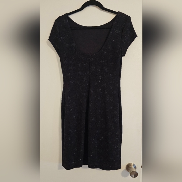 Little black dress with sparkles size 8 - Picture 2 of 3